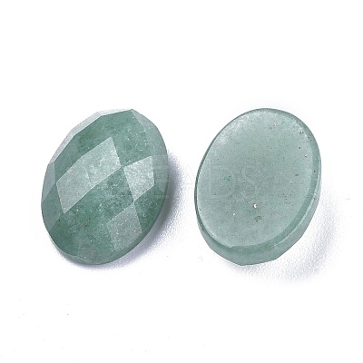 Natural Green Aventurine Cabochons G-G760-A03-1