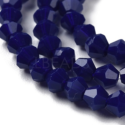 Opaque Solid Color Imitation Jade Glass Beads Strands LS-GLAA-F029-P4mm-10-1