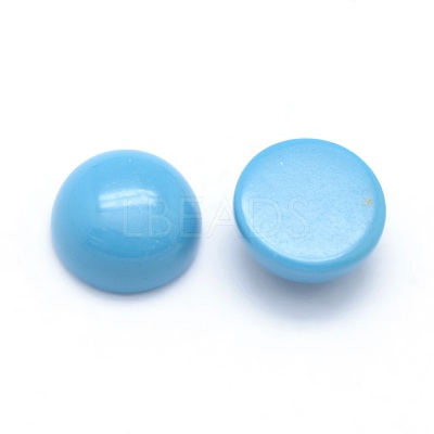 Synthetic Turquoise Cabochons G-P393-R54-12MM-1