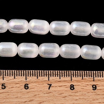 Natural Selenite Beads Strands G-F750-B-20-1