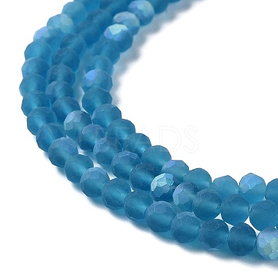 Transparent Glass Beads Strands EGLA-A044-T1mm-MB27-1