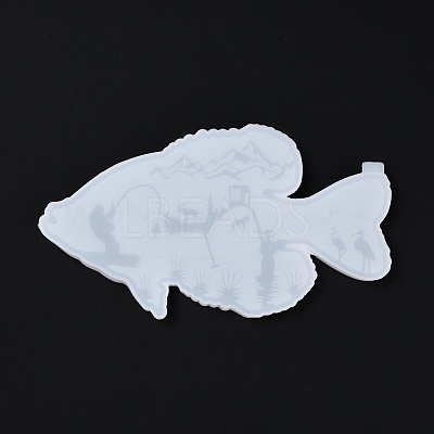 Fish DIY Decoration Silicone Molds DIY-G046-22-1