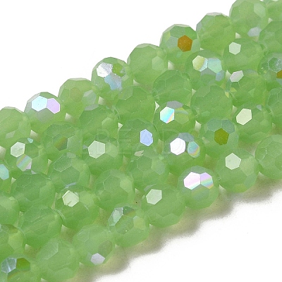 Imitation Jade Glass Beads Strands EGLA-A035-J6mm-L01-1