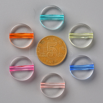 Transparent Acrylic Beads TACR-S154-09A-1