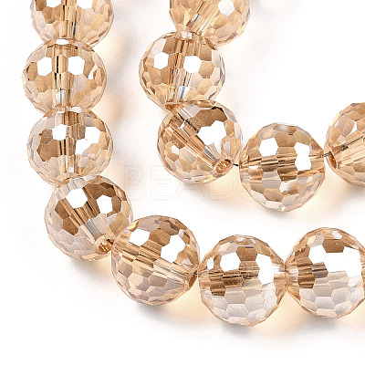 Electroplate Glass Bead Strands LS-EGLA-R041-10mm-09-1
