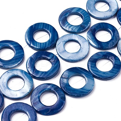 Natural FreshWater Shell Bead Frames X-SHEL-ZX008-01-1