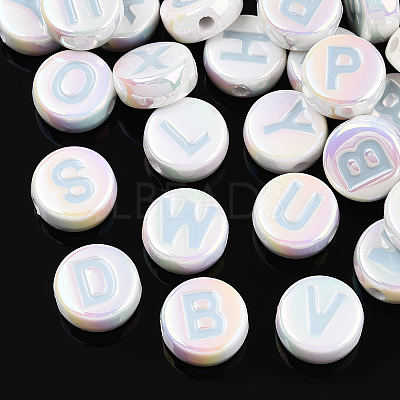 UV Plating Enamel Acrylic Beads PACR-N015-01D-1