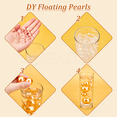 ABS Plastic Imitation Pearl Beads FIND-WH0127-18C-1