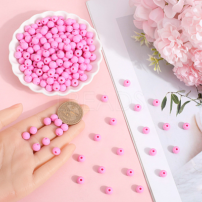 Opaque Acrylic Beads MACR-SP0001-27B-04-1