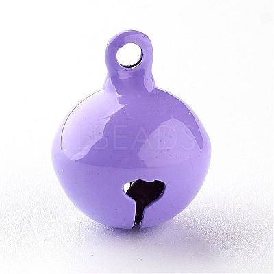 Brass Bell Pendants KK-G281-A-1