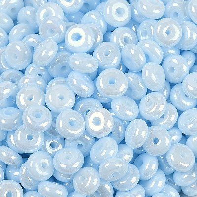Opaque Colours Luster Glass Seed Beads X1-SEED-P008-01C-09-1