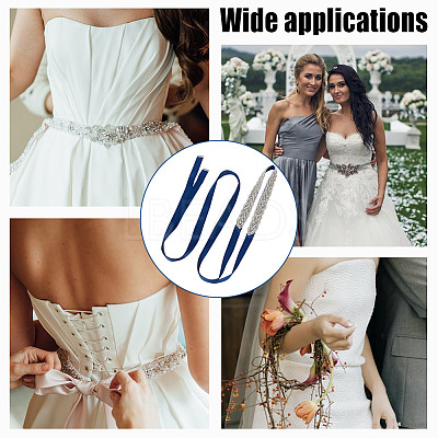 Bridal Belt for Wedding Dress AJEW-WH0471-114A-1
