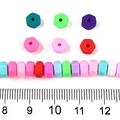 Handmade Polymer Clay Beads Strand CLAY-T021-01-1