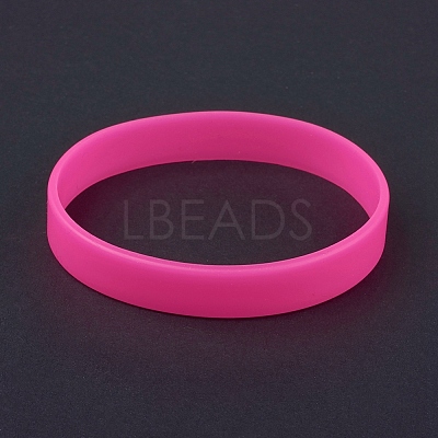 Silicone Wristbands Bracelets BJEW-J176-18-1