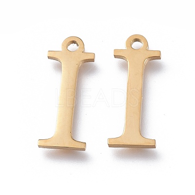 Ion Plating(IP) 304 Stainless Steel Charms STAS-K215-03G-1