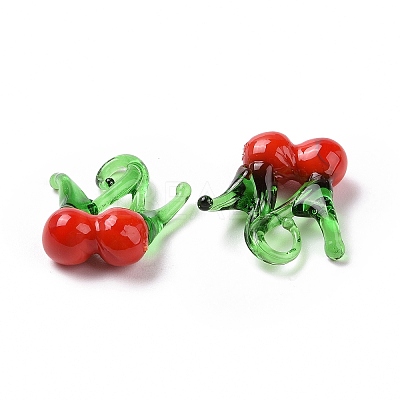 Handmade Lampwork Pendants X-LAMP-S188-10-1