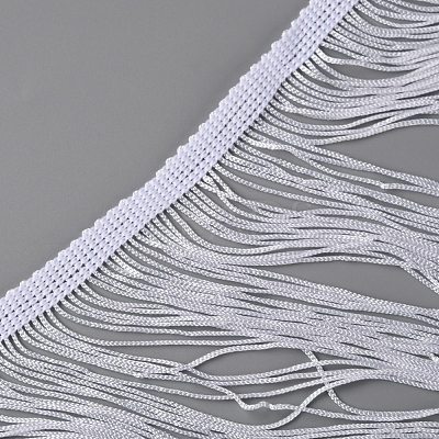 Polyester Tassel Fringe Trimming FIND-WH0077-64A-01-1
