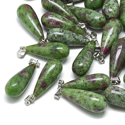 Natural Ruby in Zoisite Pendants G-T081-11-1