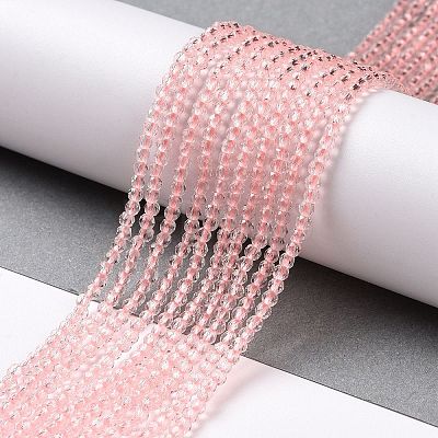 Transparent Glass Beads Strands GLAA-H021-03-07-1