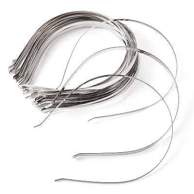 30Pcs 3 Styles Hair Accessories Iron Hair Band Findings OHAR-TA0001-08A-1