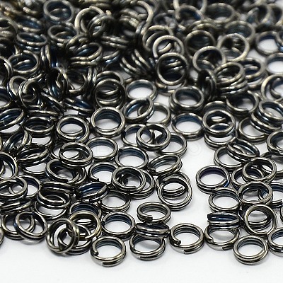 Iron Split Rings JRD5MM-01B-NF-1