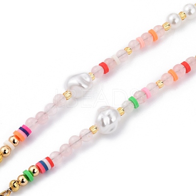 Brass Eyeglasses Chains AJEW-EH00214-03-1