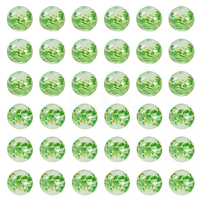 50Pcs Handmade Sand Lampwork Beads LAMP-TA0001-60B-1