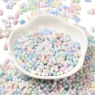Opaque Colours Luster Glass Seed Beads X1-SEED-B001-01A-06-1