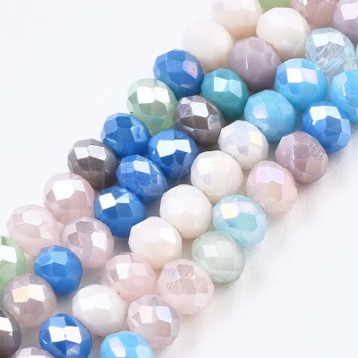 Glass Beads Strands GLAA-T006-16E-1