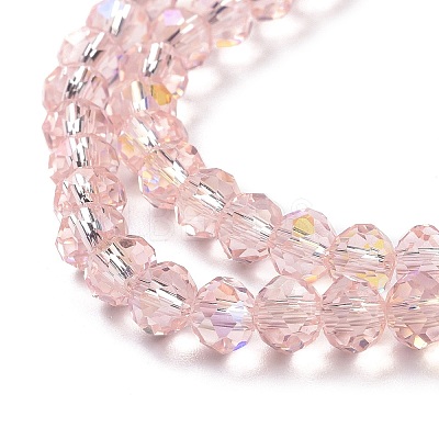 Electroplate Glass Beads Strands EGLA-A034-T3mm-L18-1