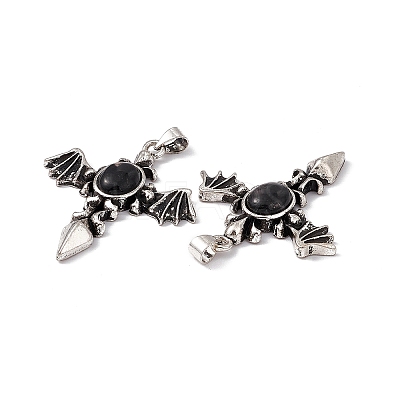Natural Hypersthene Pendants KK-A173-05AS-06-1