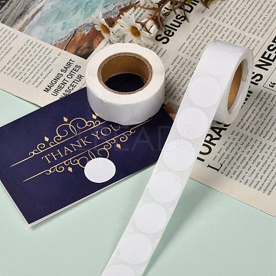 Self-Adhesive Blank Paper Gift Tag Stickers DIY-G013-I06-1
