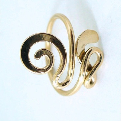 Brass Toe Cuff Rings for Women FS-WGFB02D-01-1