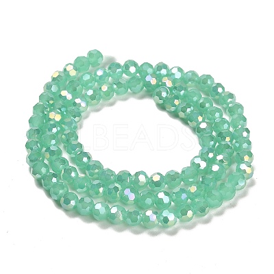 Imitation Jade Glass Beads Stands EGLA-A035-J6mm-B10-1