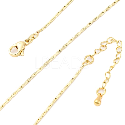 Brass Boston Link Chains Necklaces for Women NJEW-D302-59G-1