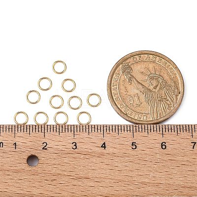 304 Stainless Steel Open Jump Rings STAS-R060-5x0.7-1