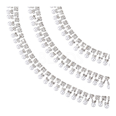 1Yard Round Iron Rhinestone Strass Chains CH-PH0001-17-1