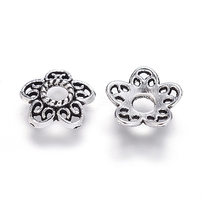 Tibetan Style Alloy Bead Caps LS-LF10597Y-1