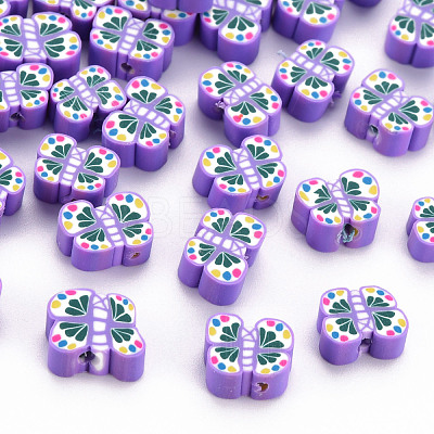 Handmade Polymer Clay Beads X-CLAY-N011-010-1