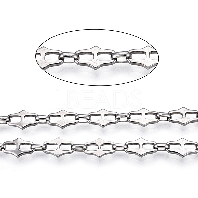 Tarnish Resistant 661 Stainless Steel Oval Link Chain CHS-T005-04P-1