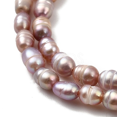 Natural Cultured Freshwater Pearl Beads Strands PEAR-I007-01L-02-1