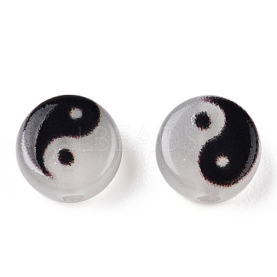 Luminous Transparent Acrylic Beads X-LACR-T001-01-1