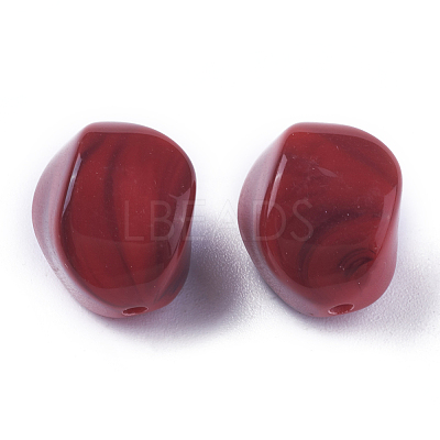 Acrylic Beads X-OACR-T007-08-M-1