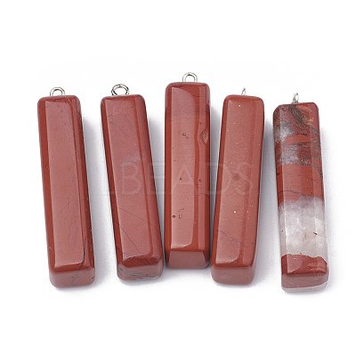 Natural Red Jasper Big Pendants G-S330-28-1