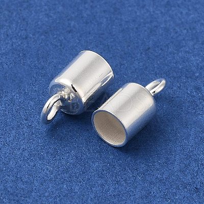 925 Sterling Silver Cord Ends STER-F032-09S-3.5mm-1