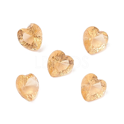 Transparent Pointed Back Glass Cabochons GLAA-WH0015-37K-1