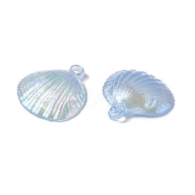UV Plating Opaque Acrylic Pendants PACR-M003-16E-1