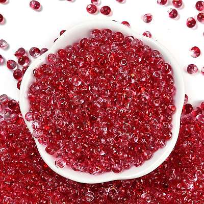 6/0 Spray Paint Fringe Glass Seed Beads X1-SEED-H003-11F-1