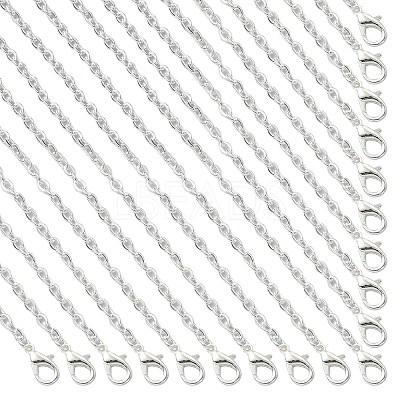 Iron Cable Chain Necklace Making MAK-YW0001-12-1