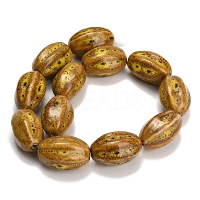 Vintage Handmade Porcelain Beads Strands PR-CBAB2F0-03B-1